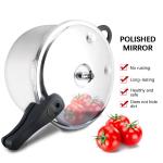 Multiple Sizes Kitchen Pressure Cooker Silver Soup Pot 18/8 Stainless Steel