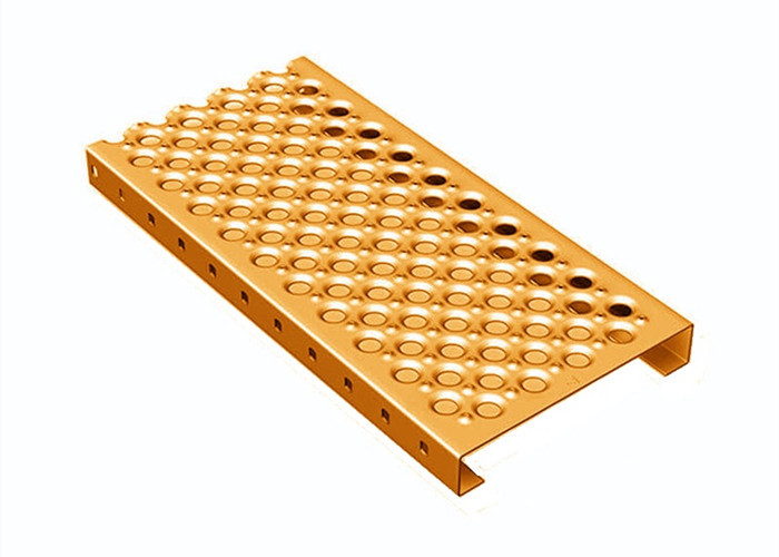 2mm Perforated O Grip Strut Grating Traction Tread Flooring