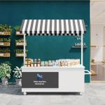 Multi-function Coffee Carts Food Trailer Mobile Food Cart Ice Cream Mini Food
