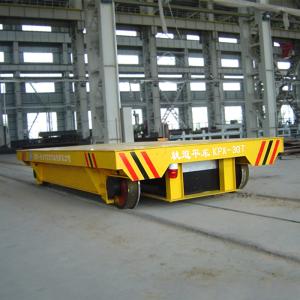 China 7t Mold Material Transfer Carts / Electric Rail Transfer Cart For Sea Port on sale