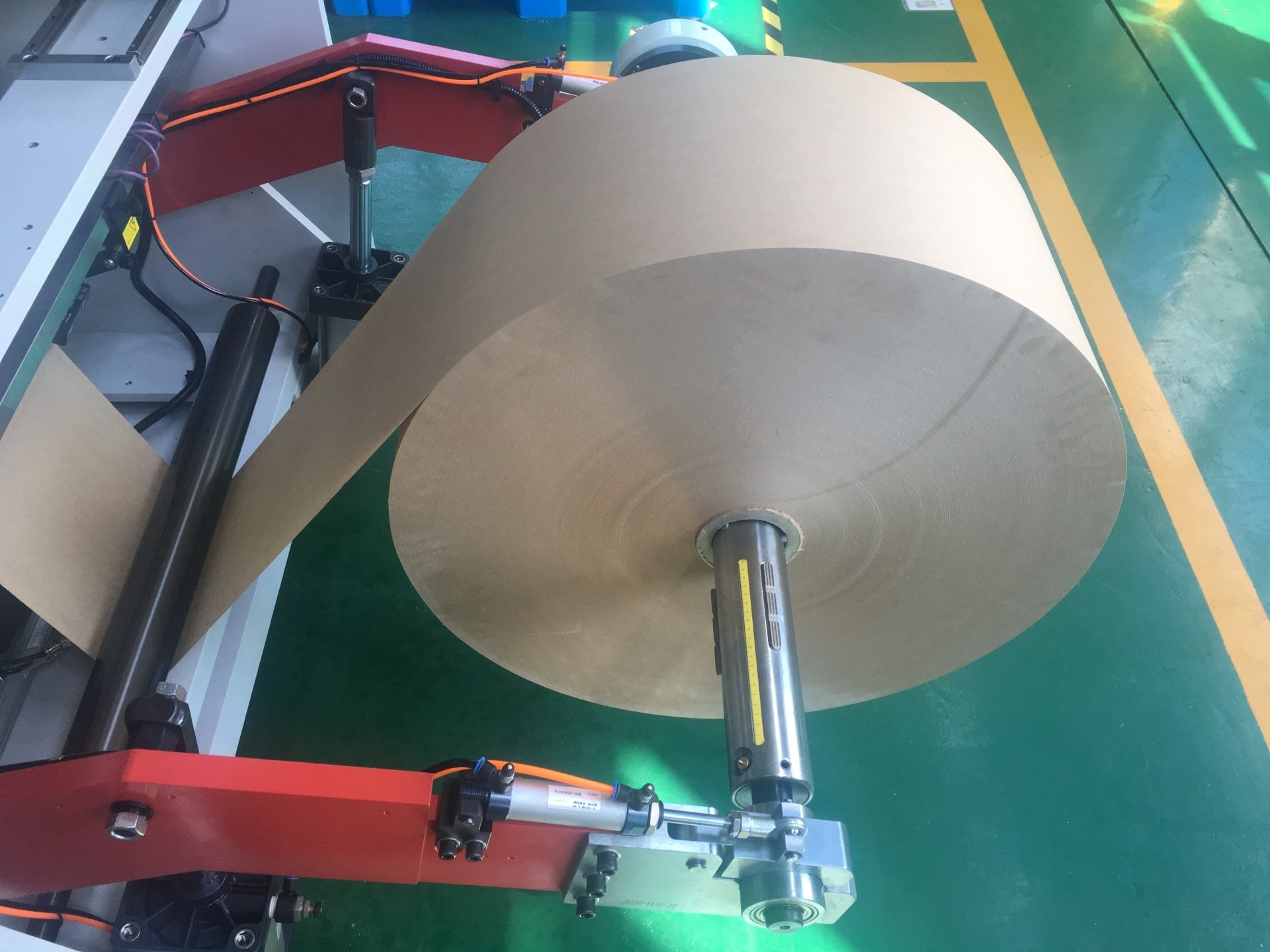 110-450mm Length Grocery Paper Shopping Bag Making Machine With Flat Handle