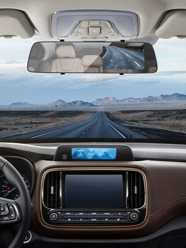 60HZ Blackbox Rear Mirror Dash Cam Car Camera Driving Video Recorder 1080P