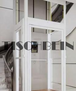 China 5 Persons 5 Floors Stainless Steel Structure Shaft Home Elevator Indoors Glass Walls VVVF Drive Stable Moving Low Noise wholesale