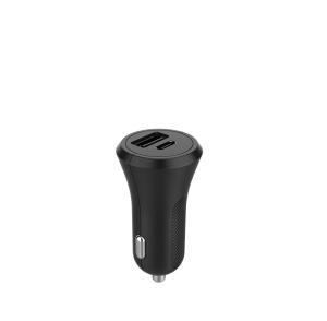 China Dual Port Car PD18W 5V2.4A USB C PD Charger wholesale