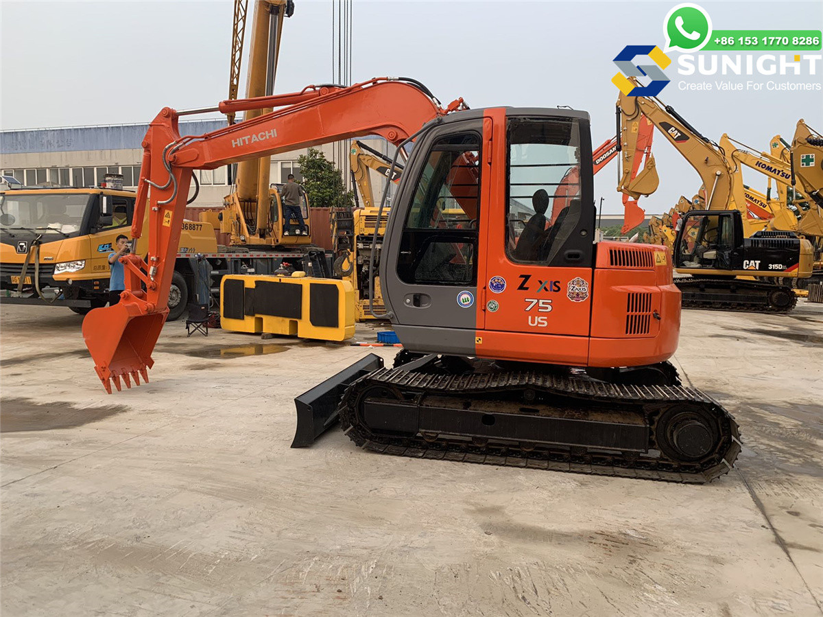 Good Condition Hot Sale HITACHI ZX75 Japan Made Hitachi Used Excavator for Sale