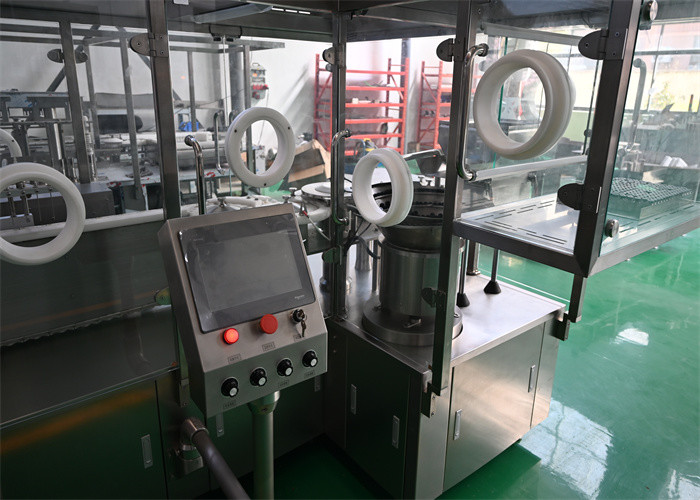 Electronic Power Supply Automatic Vials Filling Machine For Pharma Production With Piston Pump