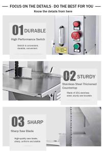 China Heavy Duty Electric Bone Saw Machine Commercial Stainless Steel wholesale