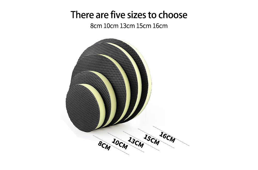 Black ISO-9001 Certificated Clay Bar Buffing Pads For Car Paints Care