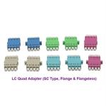 Quad Fiber Optic Cable Connectors , SC Apc Fiber Connector