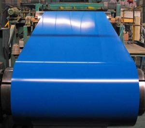 China 1250mm Sgcc Blue Ral ASTM A792 Ppgi Roofing Sheet wholesale