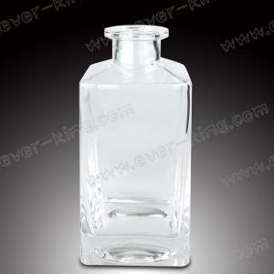 China White Flint Glass 1500 ML Custom Rum Bottles wholesale