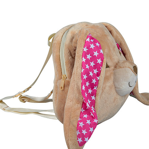 Pp Cotton 18CM 3D Cute Anime Plush Backpack With Embrodiery Eyes