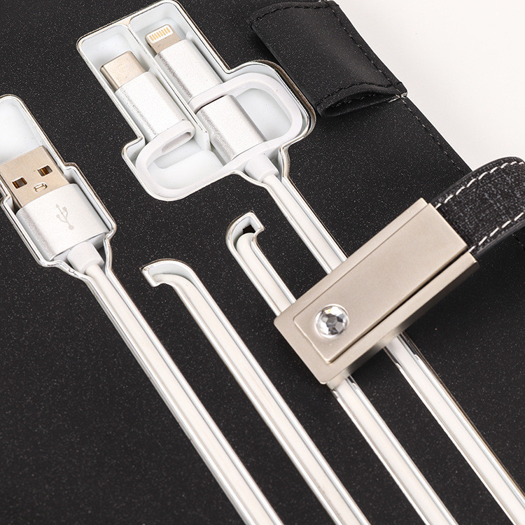 USB Wireless Charging Power Bank Notebook Recyclable Multipurpose