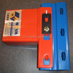 China 50-75mm Pitch Beam Heavy Duty Pallet Racking Customized Beam Length wholesale