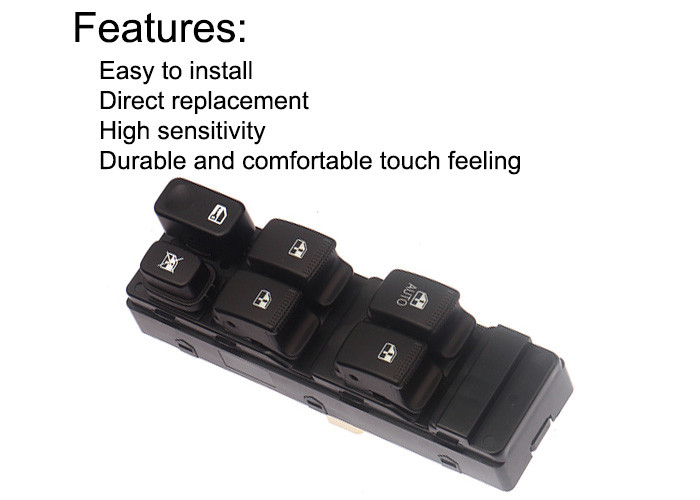 Auto Power window switch Front Left with/Without key for Hyundai Cerato four door with light 2005-2012 OE 93570-0S401