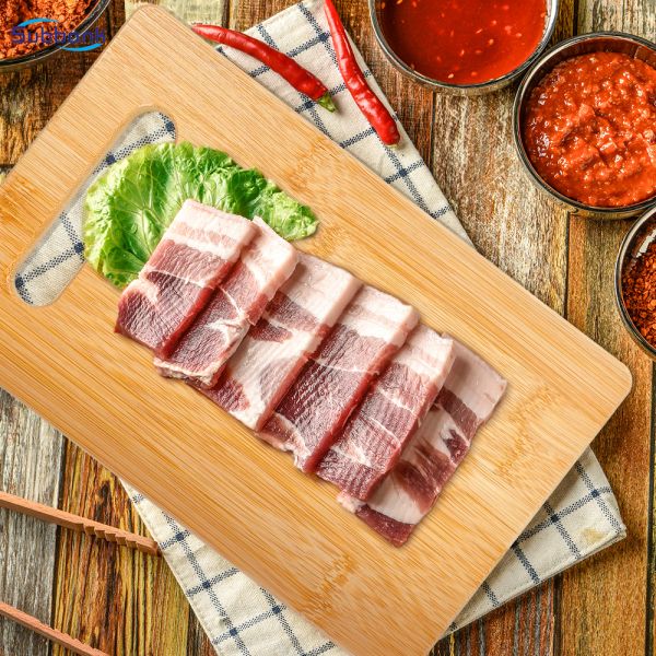 Rounded Rectangle Design Custom Wood Cutting Board DIY Sublimation Kitchen Chopping Block With Hanging Hole