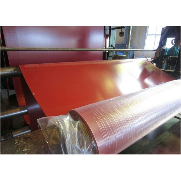Quality Double Impression Fabric Industrial Rubber Sheet , Tensile Strength 15-24Mpa for sale