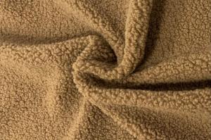 China Solid Faux Sherpa Fabric Polyester , 150cm Faux Suede Sherpa 400gsm wholesale