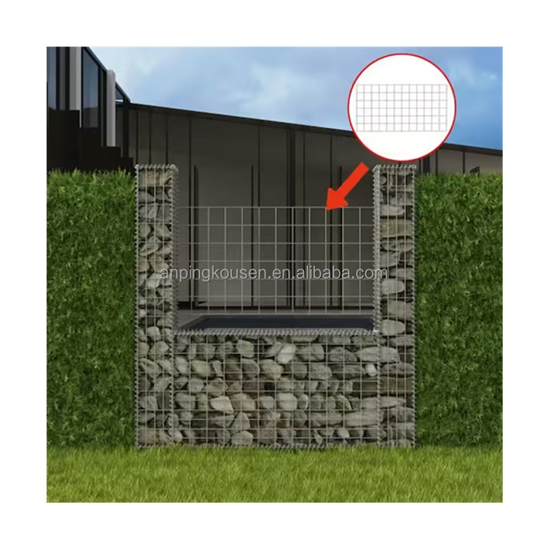 Galvanized Welded Gabion Boxes Wire Mesh Baskets Stone Cage for Custom Requirements