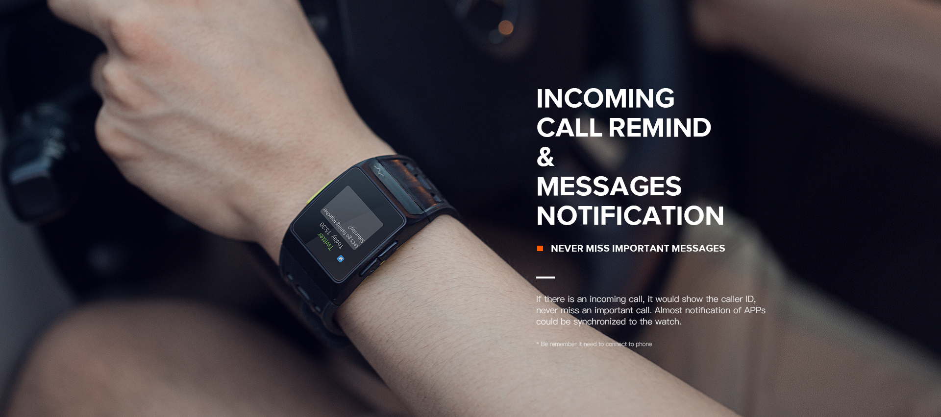 GPS Health Monitoring Bracelet HRV ECG Sensor Smartwatch
