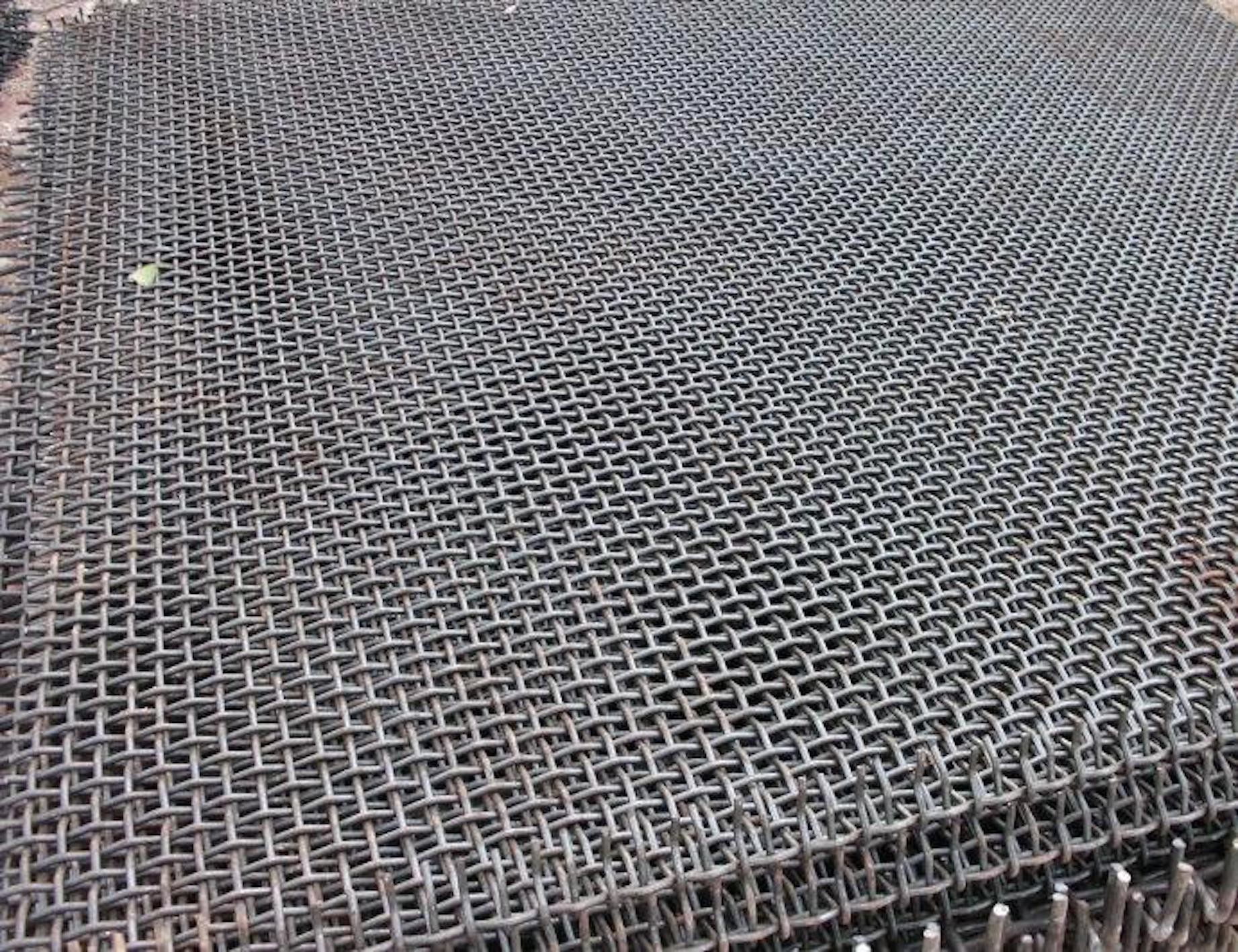 201 Stainless Steel Grid Mesh Bi Directional Bending 1m Crimp Wire Mesh 5m
