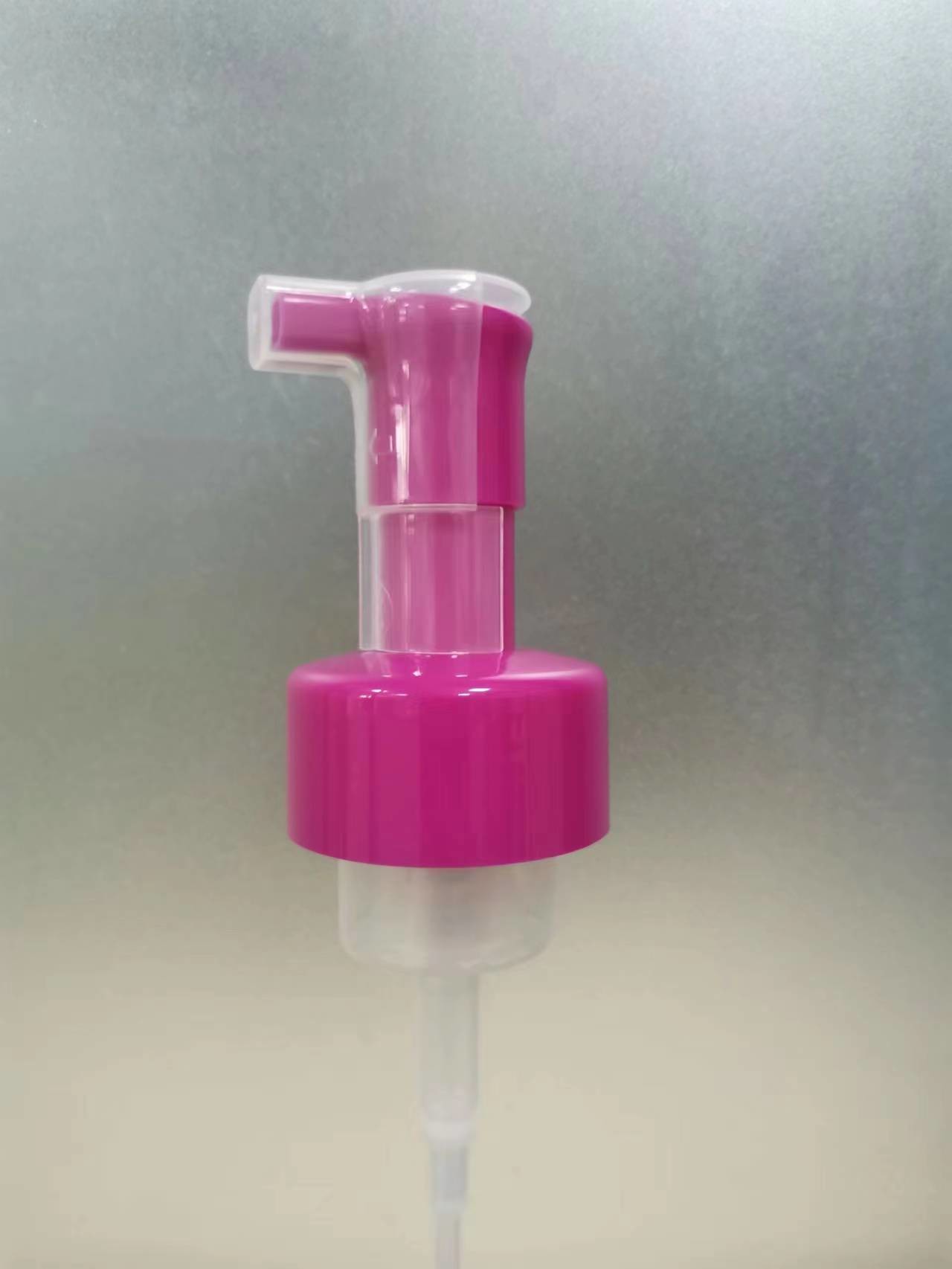 Precise Dimension Foam Bottle Pump Transparent Pump Tube Color 43-410-D Closure Model