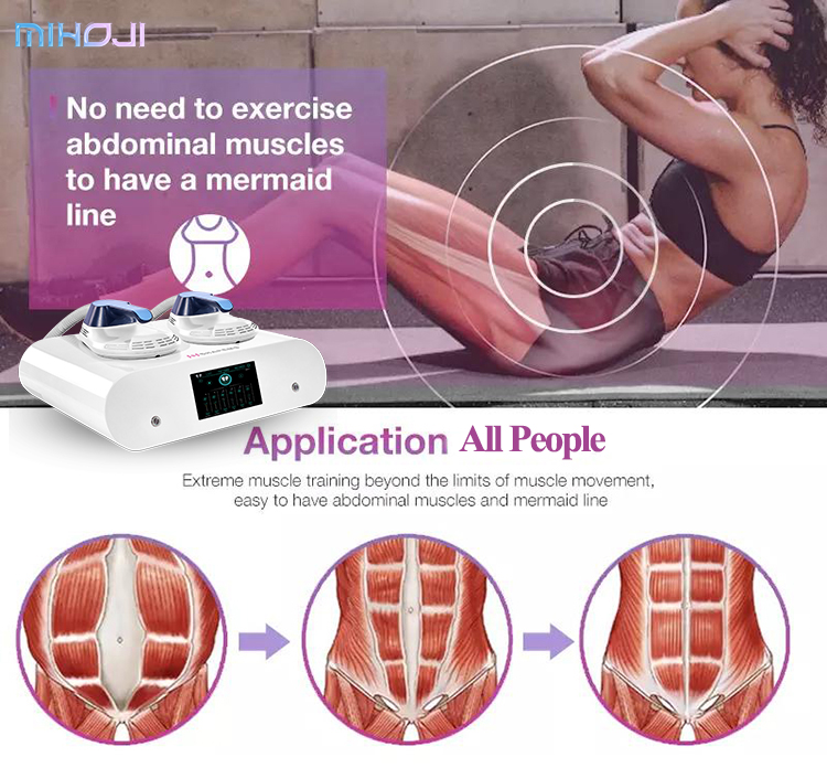 EMSlim 2 Handles EMS Body Slimming Machine 150Hz For Enhanced Muscle