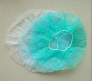 China 22'' 23'' 24'' Disposable Non Woven Bouffant Cap ISO Nonwoven Surgical Cap wholesale