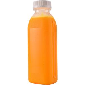 China Milk / Tea / Juice Plastic Honey Bottle 350ml Volume Clear Color With Screw Cap wholesale