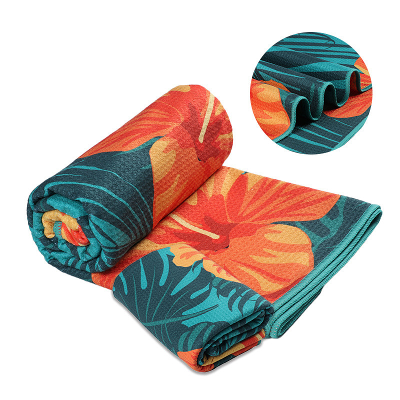 Manufactory Custom Printed Microfiber Sand Free Printed Beach Towel With Custom Logo Quick Dry Compact Towel for Summer Camping Travel