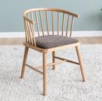 Full solid wood dining chair arm-chair study chair back leisure chair dressing