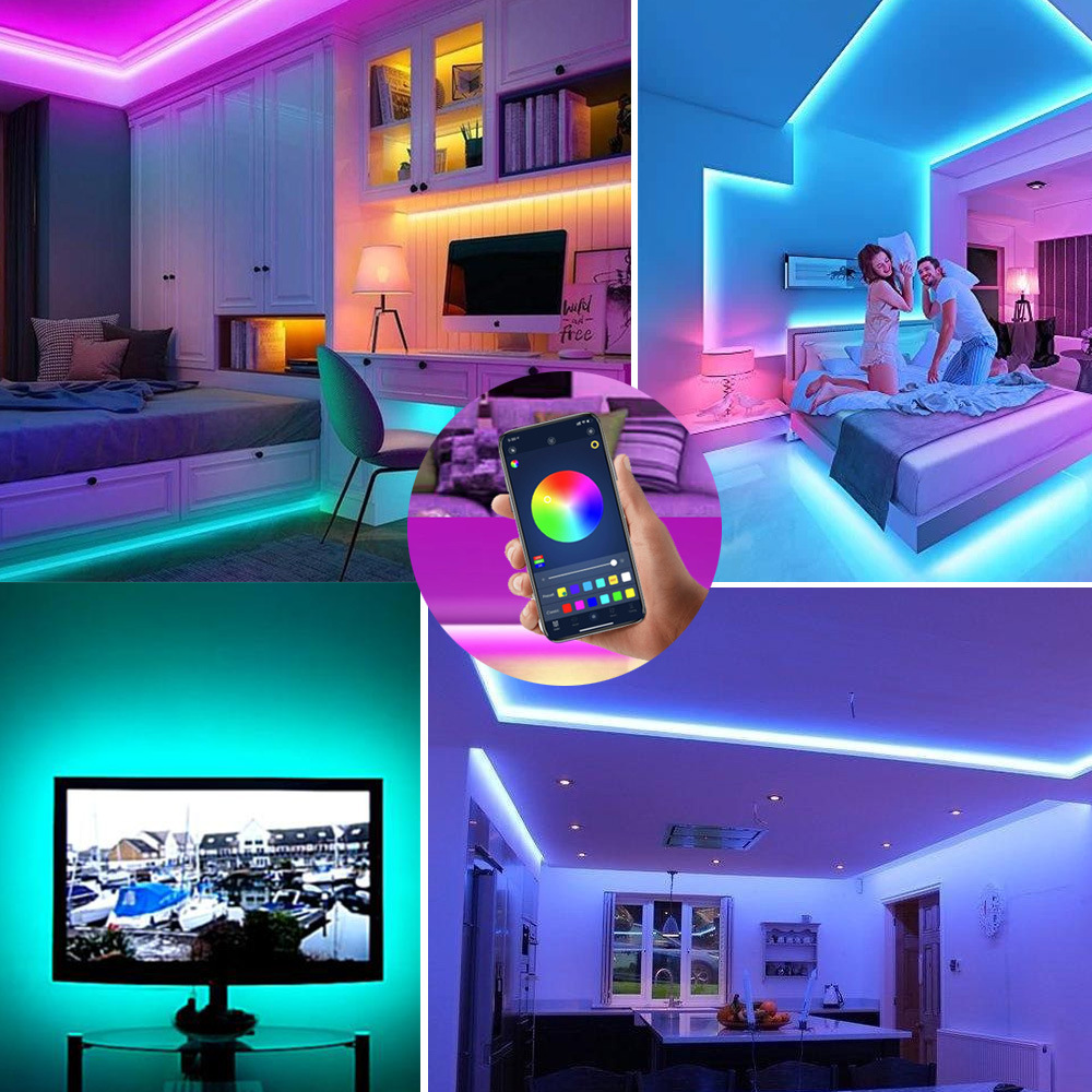 USB Powered LED Strip Light With RGB Color Temperature And SMD5050 LED Light Source