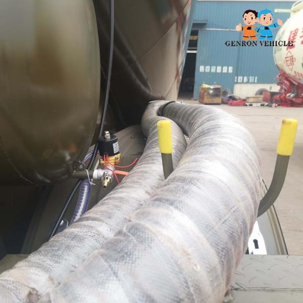 3 Axles Air Suspension Dry Bulk Tanker Trailer Used to Transport bulk cement/