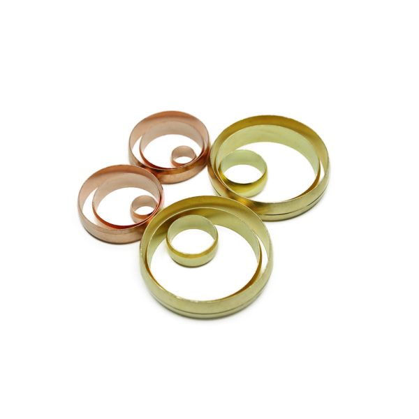 CNC lathe brass FerruleBushing fitting hydraulic ferrule fitting