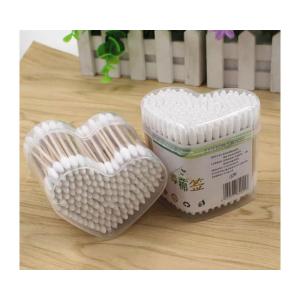 China Wooden Handle Cotton Swab Medical Use Treated With High Temperature wholesale
