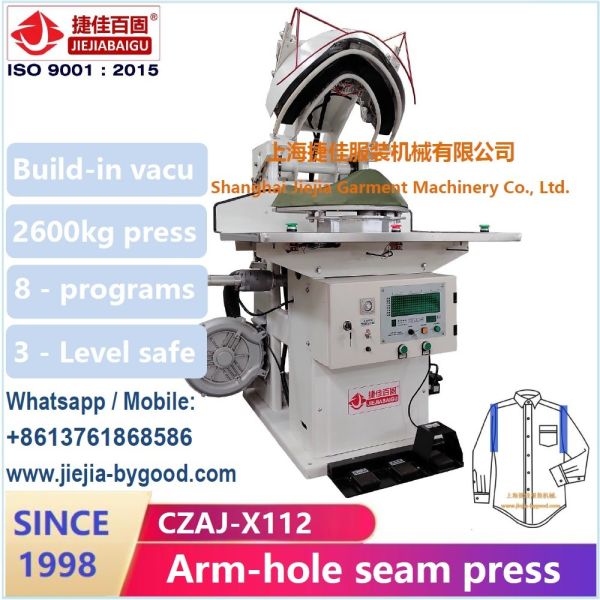 220V high pressure Arm Hole seam Sleeve Press Machine For Seam Sealing shirt ironing machine