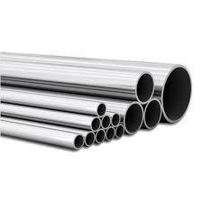 China Natural Silver Color Round Steel Pipe , Welded Steel Pipe Nitric Acid Resistant wholesale