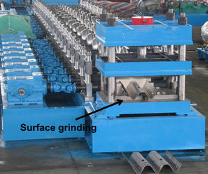 Highway Guardrail Roll Forming Machine High Yield Strength Galvanized W Beam