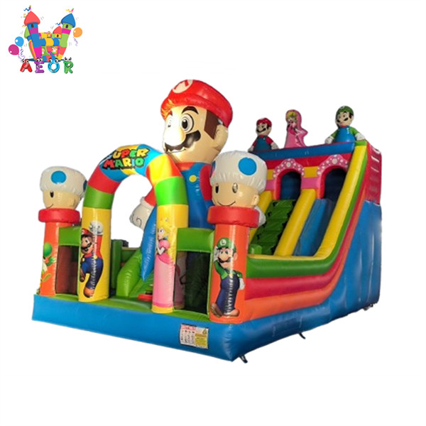 Kids Jumping Jungle Slide Inflatable Water Slide PVC Commercial Inflatables On Sale