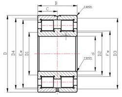 China SL series roller bearings SL0148 Series Cylindrical Roller Bearings SL014838 wholesale