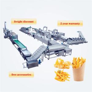 China Semi Automatic Potato Chips Making Machine High Efficiency 380V 50HZ wholesale
