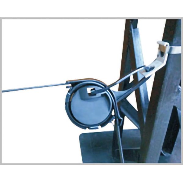 Stainless Steel Round Dead-ending Cable Optic Fiber Drop Clamps Uv Resistant