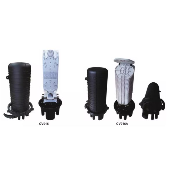 6 Round Port Fiber Optic Cable Joint Box Dimension Φ168× 433.5mm Inside ABS Plastic