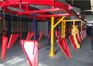 China Hanging Chain Industrial Powder Coating Line With Power Recircle System wholesale