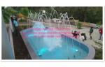 Crystall Ball Single Spray Small Swimming Pool Light Fixtures Outdoor