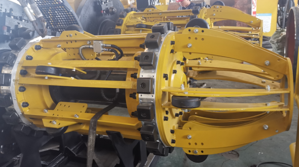 133kW Power Pipeline Beveling and Facing Machine for Manufacturing Plant Production