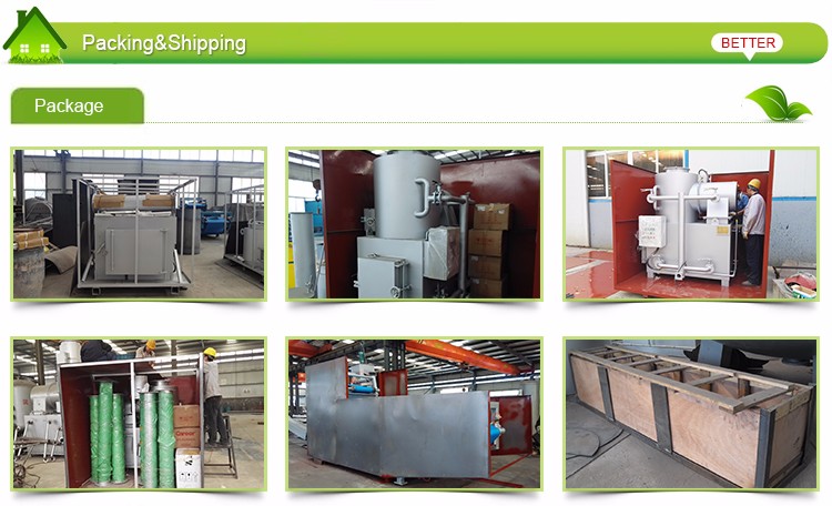Provided Video Inspection Pyrolysis Gasification Waste Incinerator for Hospital Waste