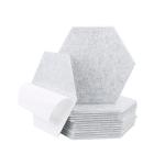 Self Adhesive Sound Absorbing Hexagon Acoustic Wall Panels Polyester Acoustic