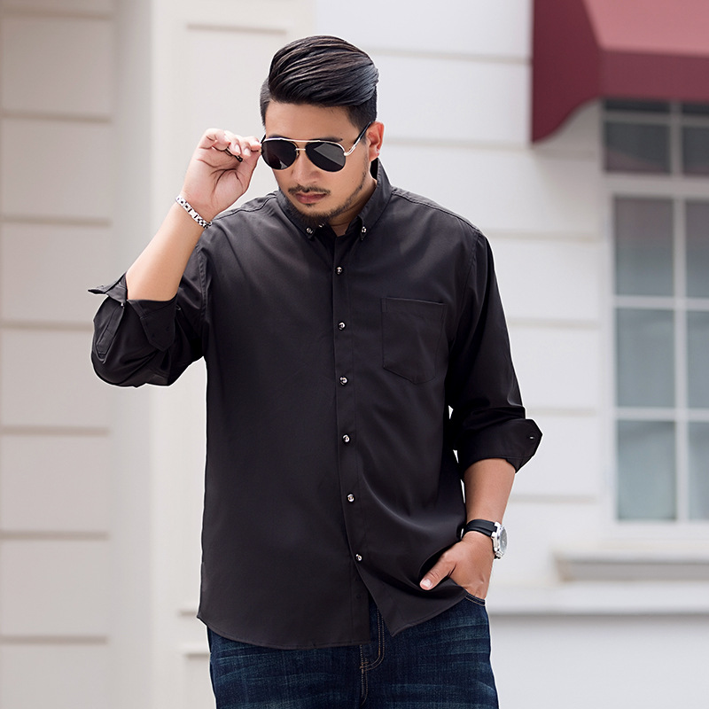 Stylish Plain White Check Full Sleeve Long Sleeve Men's Shirts for Sports Enthusiasts