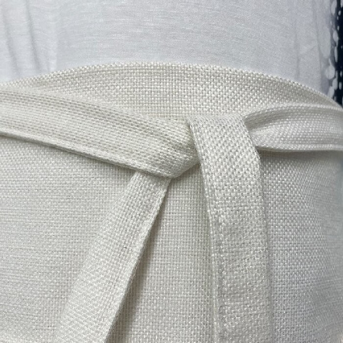 Blank Linen Sublimation Half Apron With Pocket For Sublimation Printing